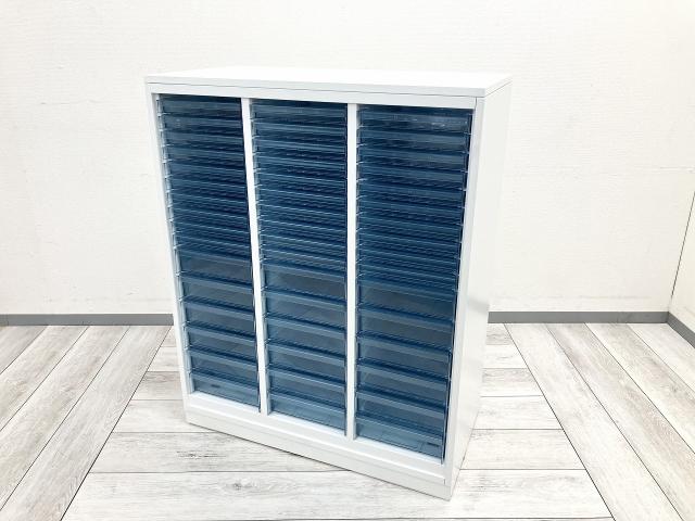 【中古】エディア BWU-PA359SAWN コクヨ（KOKUYO） ローキャビネット／クリスタルトレー