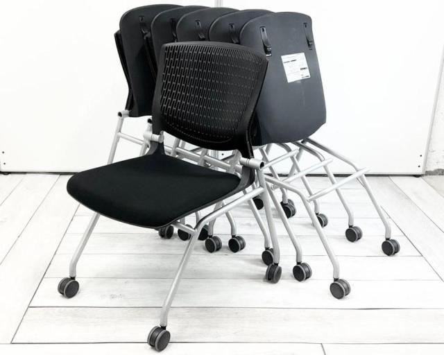 【中古】グラータチェア 8142GR オカムラ（okamura） ネスティングチェア