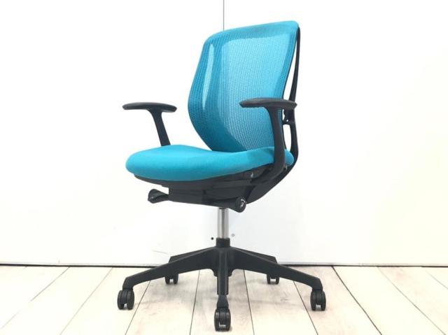 【中古】シルフィーメッシュ C642XR FMR6 オカムラ（okamura） 肘付ローバックチェア