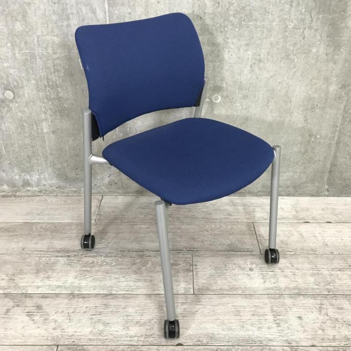 中古】8147シリーズ 8147AZ オカムラ/okamura スタッキングチェア