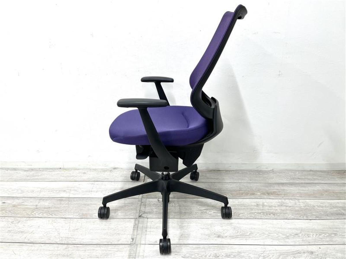 中古】イング バーチカル 樹脂 コクヨ/KOKUYO 肘付ハイバックチェア 