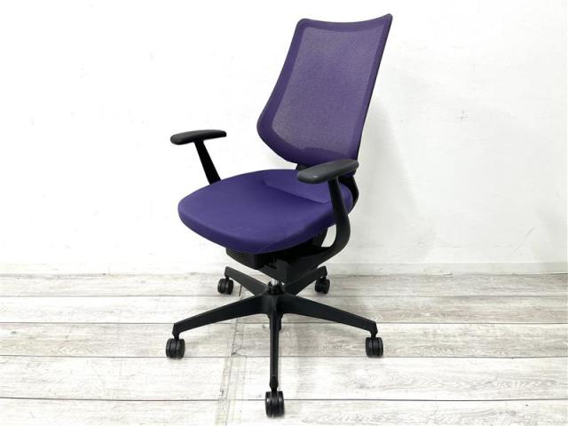 【中古】イング バーチカル 樹脂  コクヨ（KOKUYO） 肘付ハイバックチェア