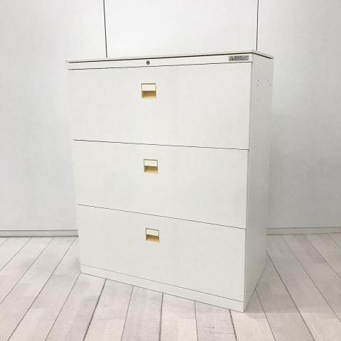 【中古】SAデュオライン 4B3SZC ZA75 オカムラ（okamura） ローキャビネット／ラテラル