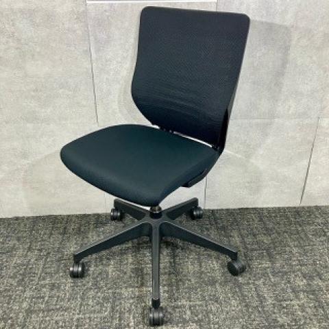 【中古】エピオスチェア KE-460GB-T1T1T1 イトーキ（ITOKI） 肘無ローバックチェア