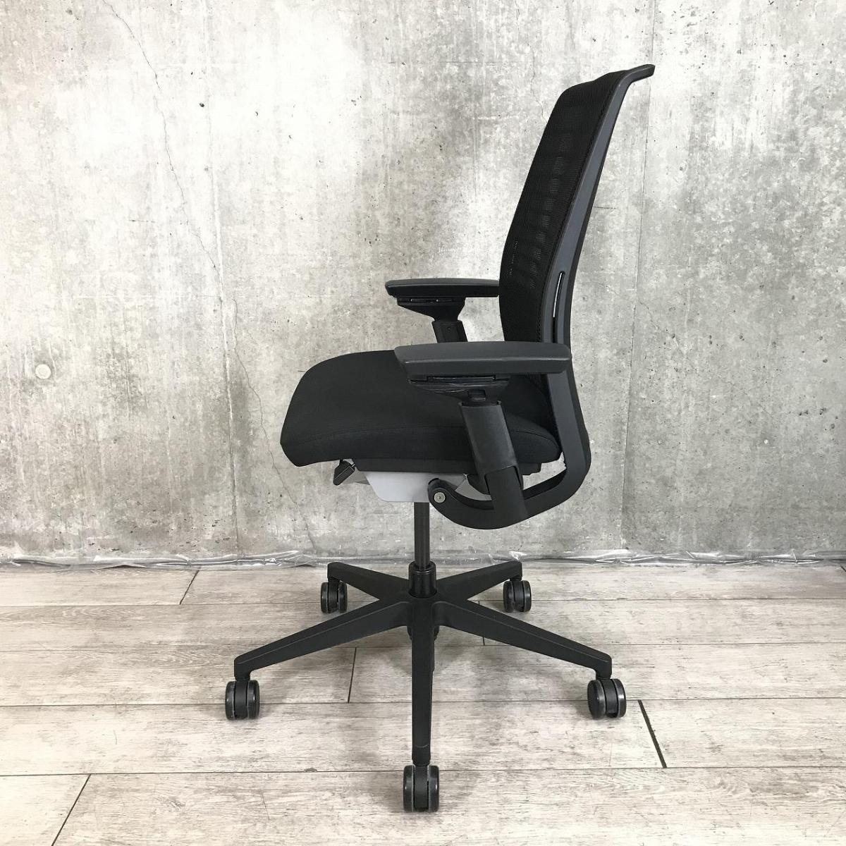 【中古】シンクチェア（新モデル） Steelcase/スチールケース 肘付ハイバックチェア 585984 - 中古オフィス家具ならオフィスバスターズ