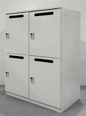 【中古】M型 HDM-9122F-W イトーキ（ITOKI） 4人用パーソナルロッカー