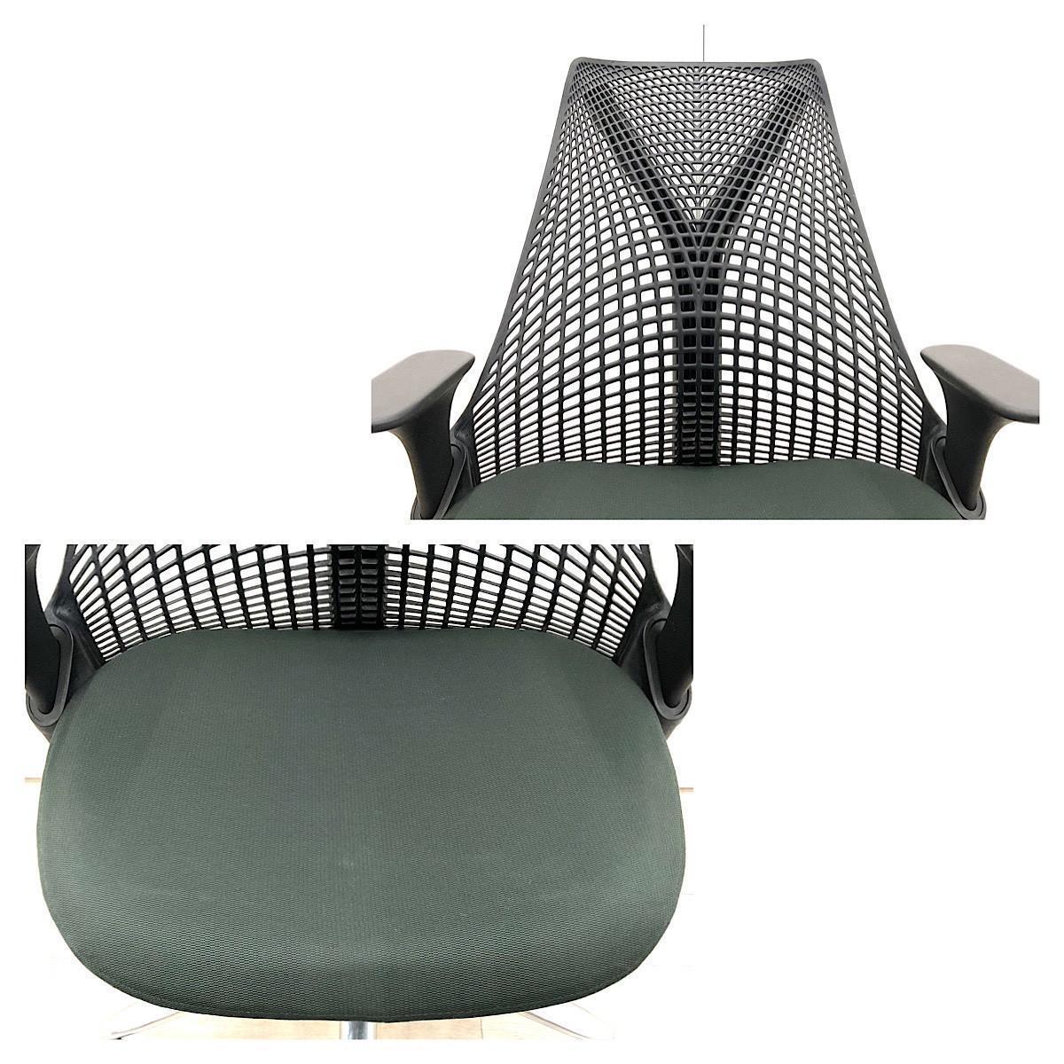 中古】セイルチェア Herman Miller/ハーマンミラー 肘付ハイバック