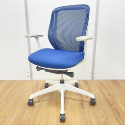 オカムラ/シルフィー /オフィスチェア/背メッシュ/固定肘/座面布張り/ローバック/ ホワイトボディ/樹脂脚/ウレタンキャスター/Sylphy