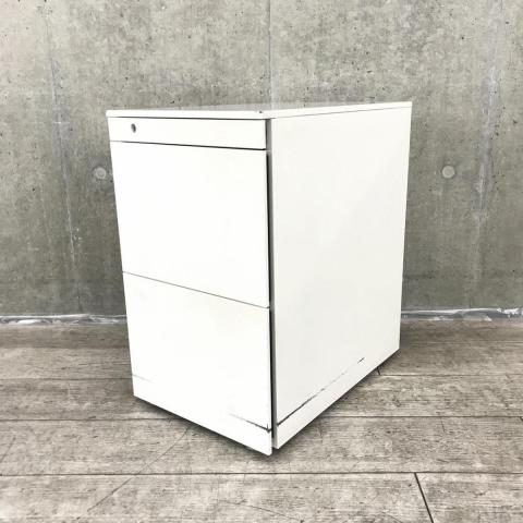 【中古】プロユニット  オカムラ（okamura） ワゴン3段