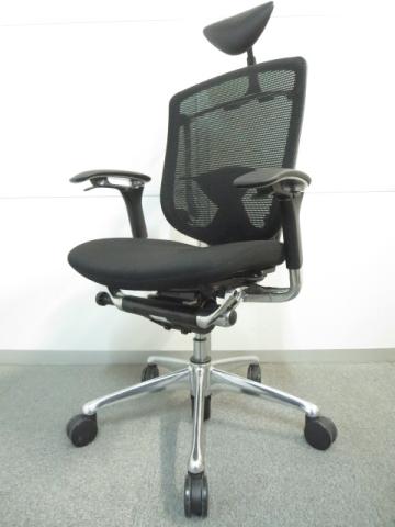【中古】コンテッサチェア  オカムラ（okamura） 肘付ハイバックチェア