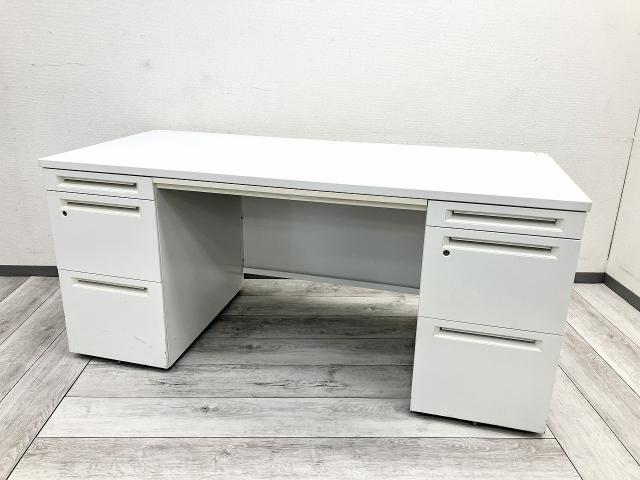 【中古】アドバンス  オカムラ（okamura） 両袖机