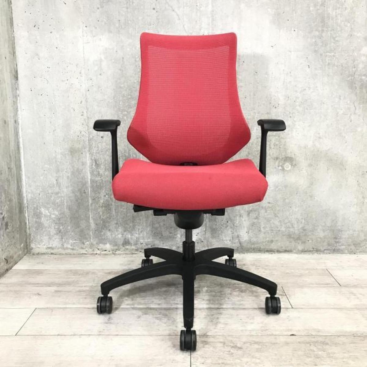 中古】エフメッシュ KG-170JB-T1M4 イトーキ/ITOKI 肘付ハイバック 