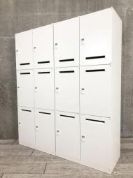 2台1セット！【在庫入替セール品！】【フレキシブルな働き方に対応！鍵の持ち運び要らずで便利に使える！】/オススメ(おすすめ) /人気商品【弊社使用欄：A01026388】■6人用モバイルロッカー　パーソナルロッカー　■メール投函口　■ダイヤル錠　■ホワイト/オカムラ（okamura）　レクトラインシリーズ