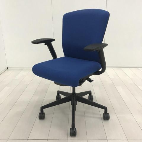 【中古】エルフィ ELA2-00B ウチダ（UCHIDA) 肘付ミドルバックチェア