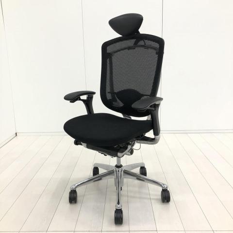 【中古】コンテッサチェア CM52AB　FBF1 オカムラ（okamura） 肘付ハイバックチェア