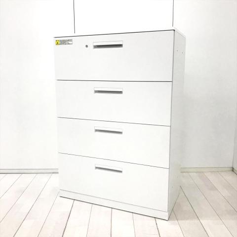 【中古】HSシリーズ 5-821-7412　N1 ウチダ（UCHIDA) ローキャビネット／ラテラル