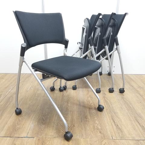 【中古】マノスチェア 【2026/02/10】 イトーキ（ITOKI） ネスティングチェア