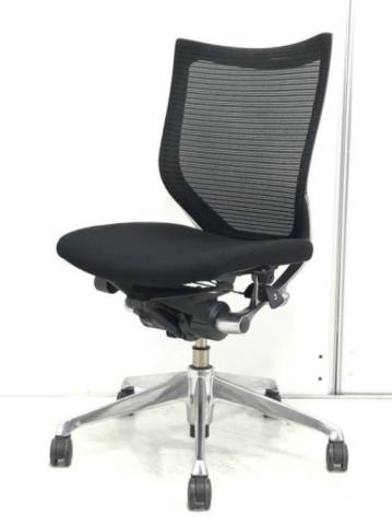 【中古】バロンチェア  オカムラ（okamura） 肘無ローバックチェア