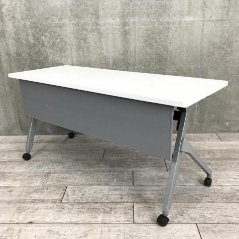【中古】フラプター  オカムラ（okamura） スタックテーブル(長机/折りたたみ/会議用)