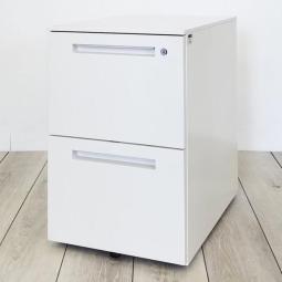 【586278】デスク下収納/フリーアドレスデスクにも/揃い　■イトーキ（ITOKI）製　CZRワゴン　デスクインワゴン　２段ワゴン　W390×D590×H605㎜　■シリンダー錠　■ホワイト　オフィスバスターズ　水戸サテライト　大子町　北茨城市　高萩市　日立市　常陸太田市　常陸大宮市　那珂市　東海村　ひたちなか市　城里町 水戸市　笠間市　茨城町　大洗町　小美玉市