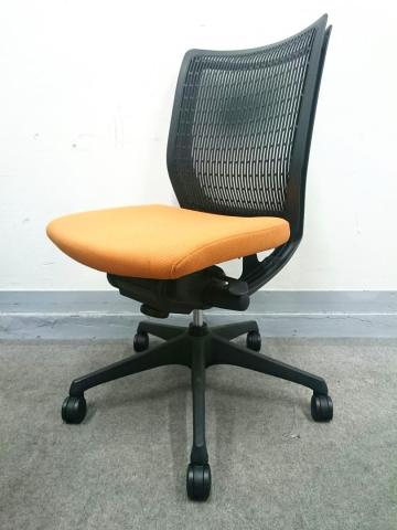 【中古】ヴィスコンテチェア  オカムラ（okamura） 肘無ハイバックチェア