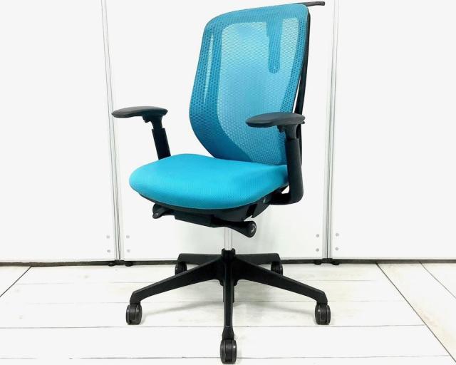 【中古】シルフィーメッシュ C686XR-FSG6 オカムラ（okamura） 肘付ハイバックチェア