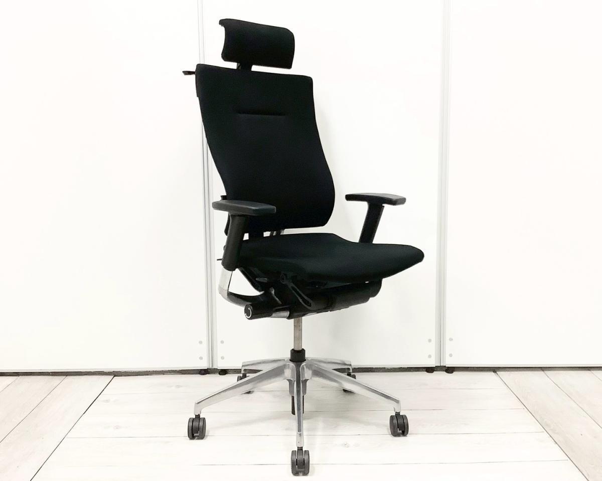 中古】スピーナチェア KE-727GVH-T1T1 イトーキ/ITOKI 肘付ハイバック 