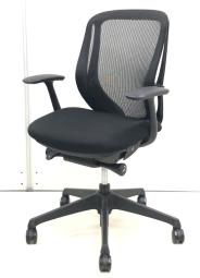 【肘有（固定肘/アジャストアーム）/コートハンガー無】ワークチェア ブラックボディ オススメ(おすすめ) 大人気 ・Okamura/オカムラ ・Sylphy/シルフィー ※横浜本店撮影画像※