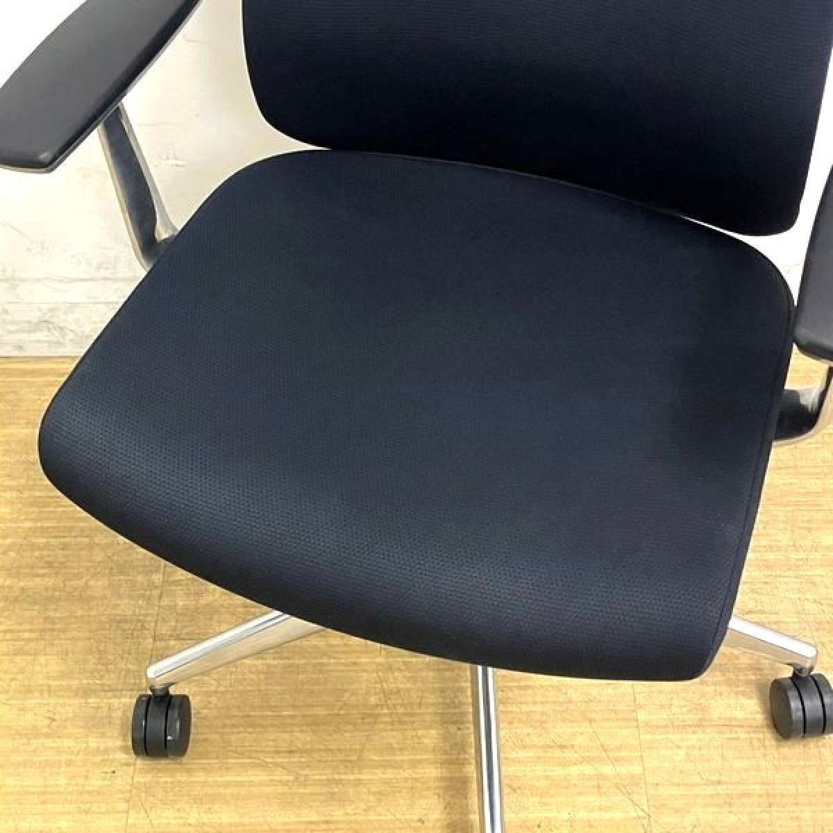 中古】ウィザード2 CRS-G1824F コクヨ/KOKUYO 肘付ハイバックチェア