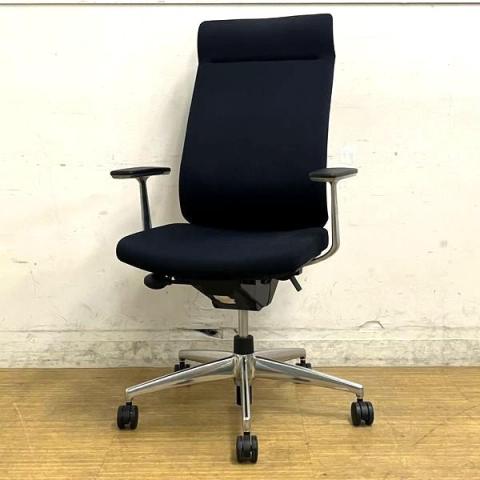 【中古】ウィザード2 CRS-G1824F コクヨ（KOKUYO） 肘付ハイバックチェア
