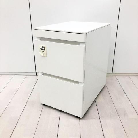 【576535】【鍵持ち歩き不要で便利なダイヤル錠タイプ！フリーアドレスデスクに必須な３段ワゴン！】■コクヨ(KOKUYO)製　GXシリーズ　3段ワゴン　フリアド用ワゴン　■キャスター付き　■W395×D605×H645mm　■ダイヤル錠　■ホワイト オフィスバスターズ　水戸サテライト　大子町　北茨城市　高萩市　日立市　常陸太田市　常陸大宮市　那珂市　東海村　ひたちなか市　城里町 水戸市　笠間市　茨城町　大洗町　小美玉市