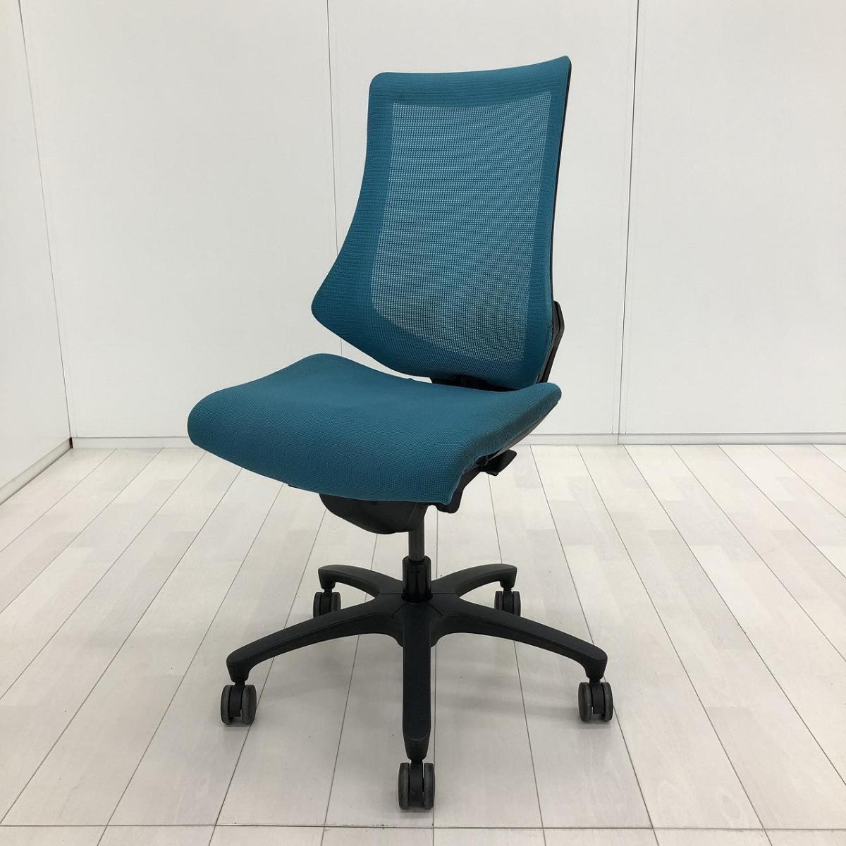 中古】エフメッシュ KF-370JB-T1A3 イトーキ/ITOKI 肘無ハイバック 