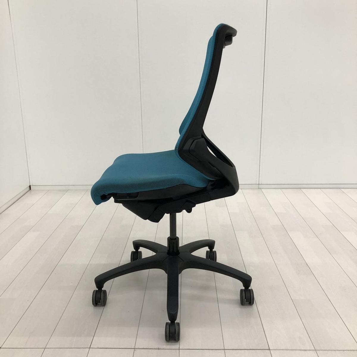 中古】エフメッシュ KF-370JB-T1A3 イトーキ/ITOKI 肘無ハイバック 