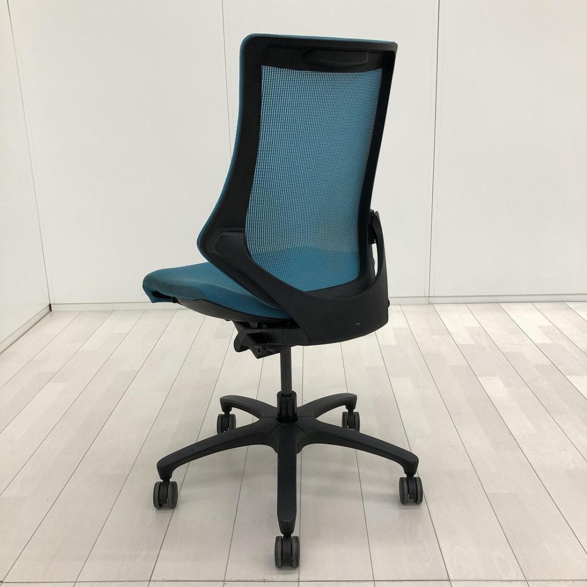 中古】エフメッシュ KF-370JB-T1A3 イトーキ/ITOKI 肘無ハイバック 