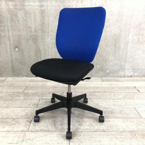 【中古】プラオチェア  イトーキ（ITOKI） 肘無ハイバックチェア