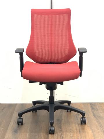 【中古】エフメッシュ KF-370JB-T1M4 イトーキ（ITOKI） 肘付ハイバックチェア