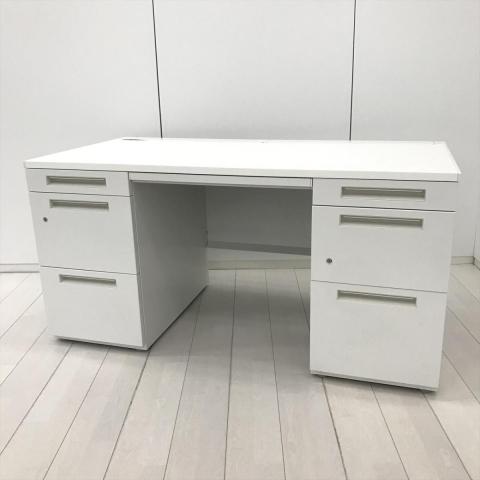 【中古】デュエナ 255831 DU-FPセット イナバ（INABA) 両袖机