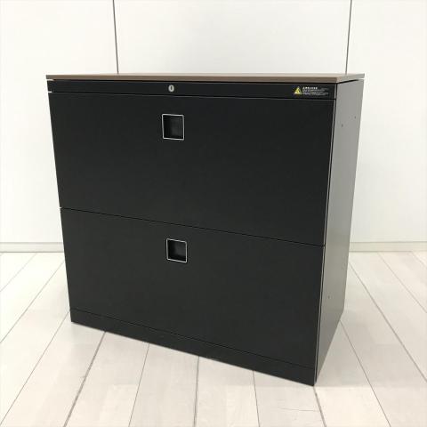 【中古】レクトライン 4TG1ZC 0101 オカムラ（okamura） ローキャビネット／ラテラル