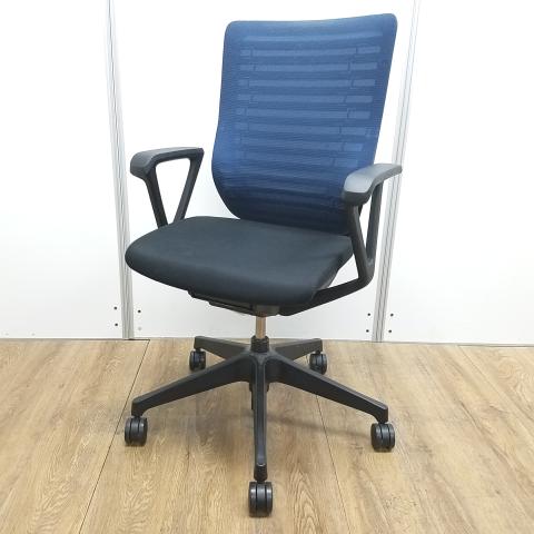 【中古】エピオスチェア  イトーキ（ITOKI） 肘付ハイバックチェア