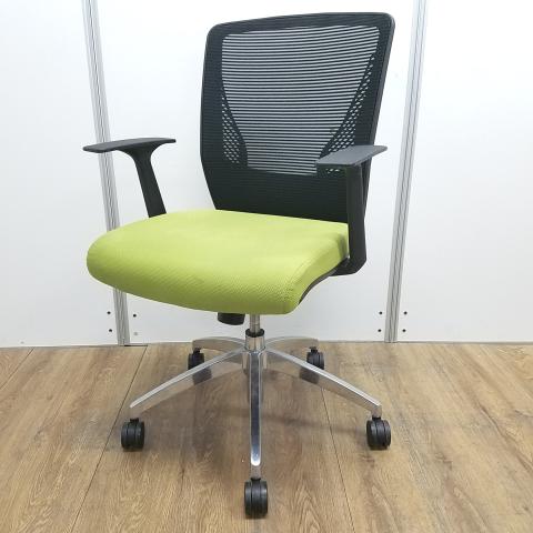 【中古】ヴィラージュチェア  オカムラ（okamura） 肘付ローバックチェア