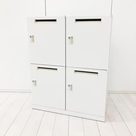 【中古】HSパーソナル  ウチダ（UCHIDA) 4人用パーソナルロッカー