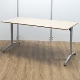 ★イトーキ製  DE　ナチュラル　W1500xD750xH720サイズ　T字脚　流行りの木目調の天板！　4名程度の会議におすすめです！　テーブル　ミーティングテーブル！！