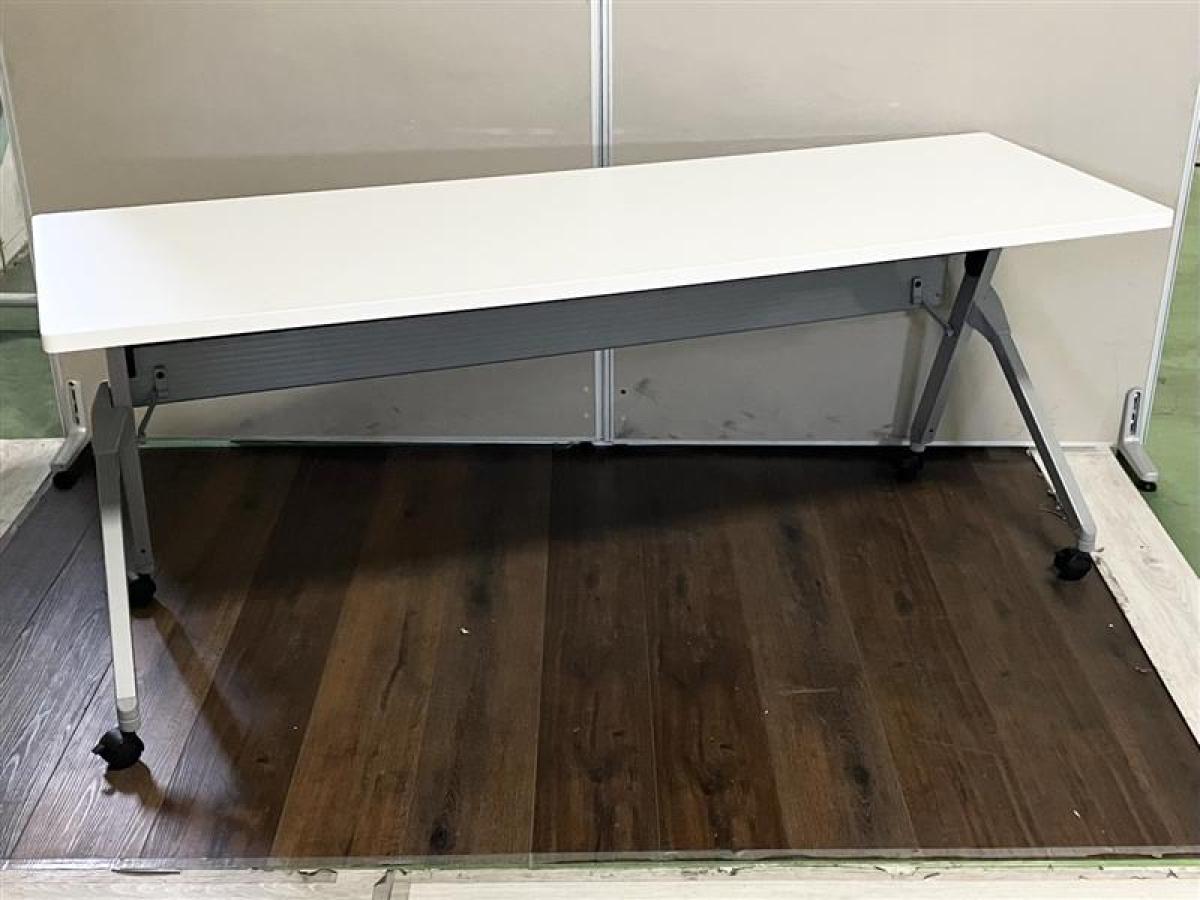 中古】フラプター 81F1AB MG99 オカムラ/okamura スタックテーブル(長 