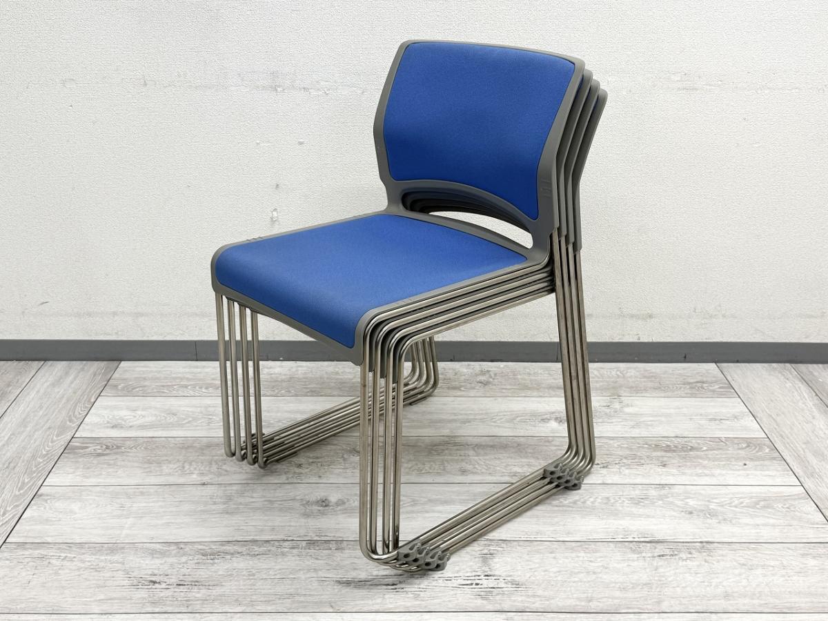 中古】リット 8126SZ オカムラ/okamura スタッキングチェア 586768 
