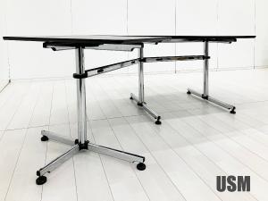 USMハラー キトスシステム テーブル /システムデスク ブラック