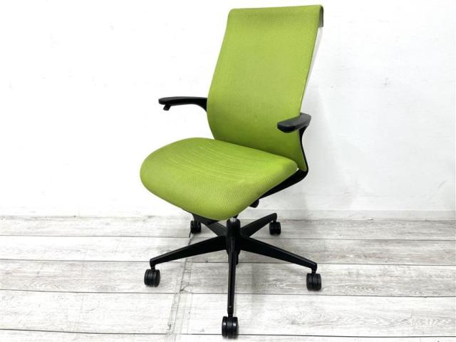 【中古】M4 樹脂 CRS-G2201 コクヨ（KOKUYO） 肘付ハイバックチェア