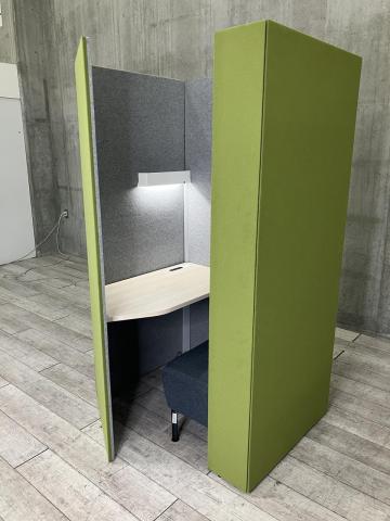 【中古】ドレープ 4WAV5P　MX61 オカムラ（okamura） 集中ワークブース