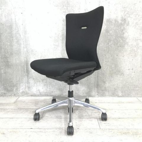 【中古】フィーゴ サイドファスナー  オカムラ（okamura） 肘無ミドルバックチェア