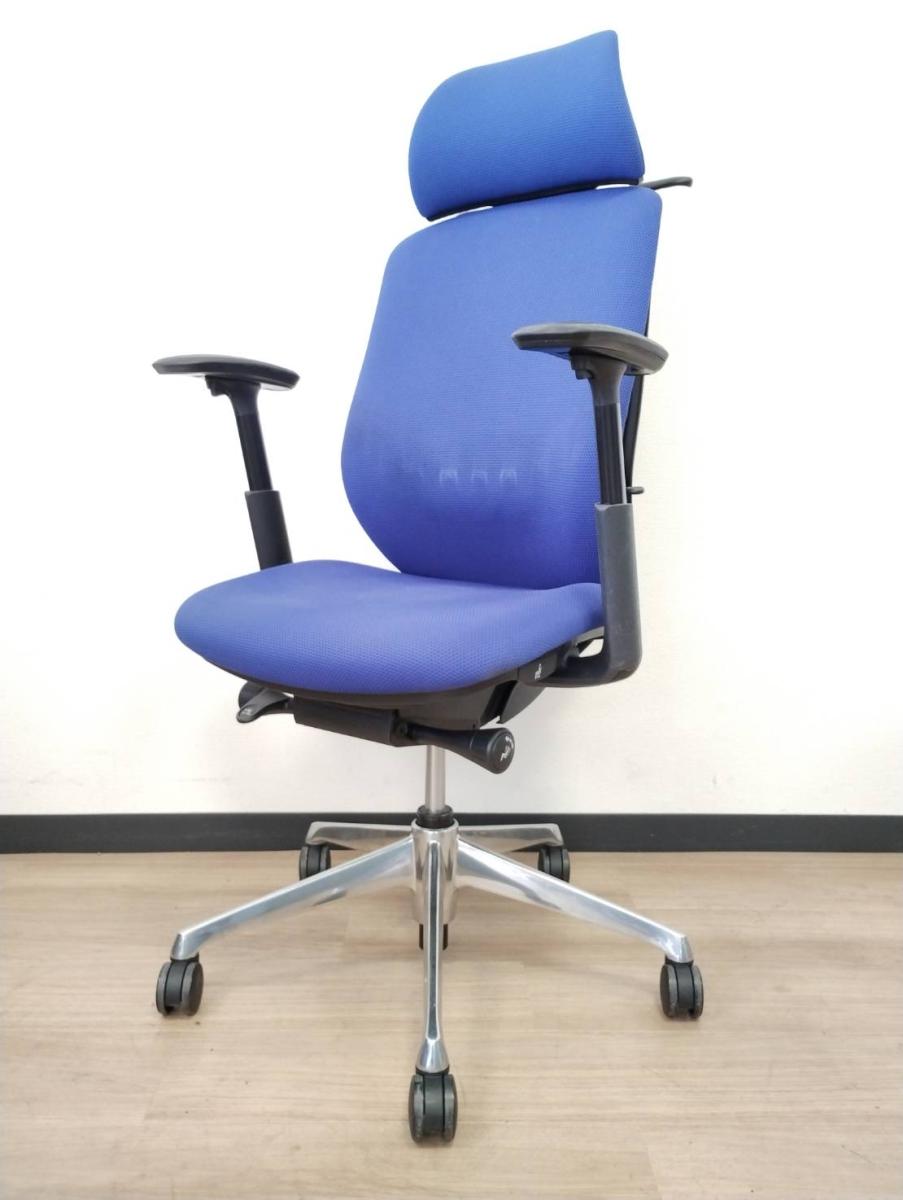 中古】シルフィー C637XR FSF3 オカムラ/okamura 肘付ハイバックチェア 