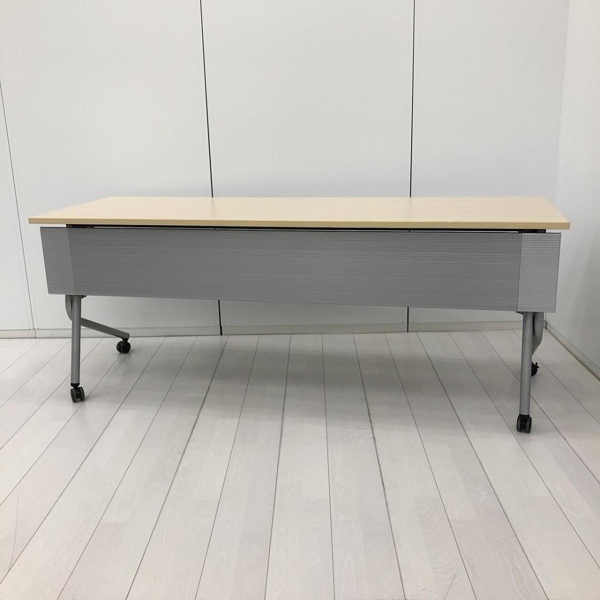 中古】ネスティア 81841B オカムラ/okamura スタックテーブル(長机 